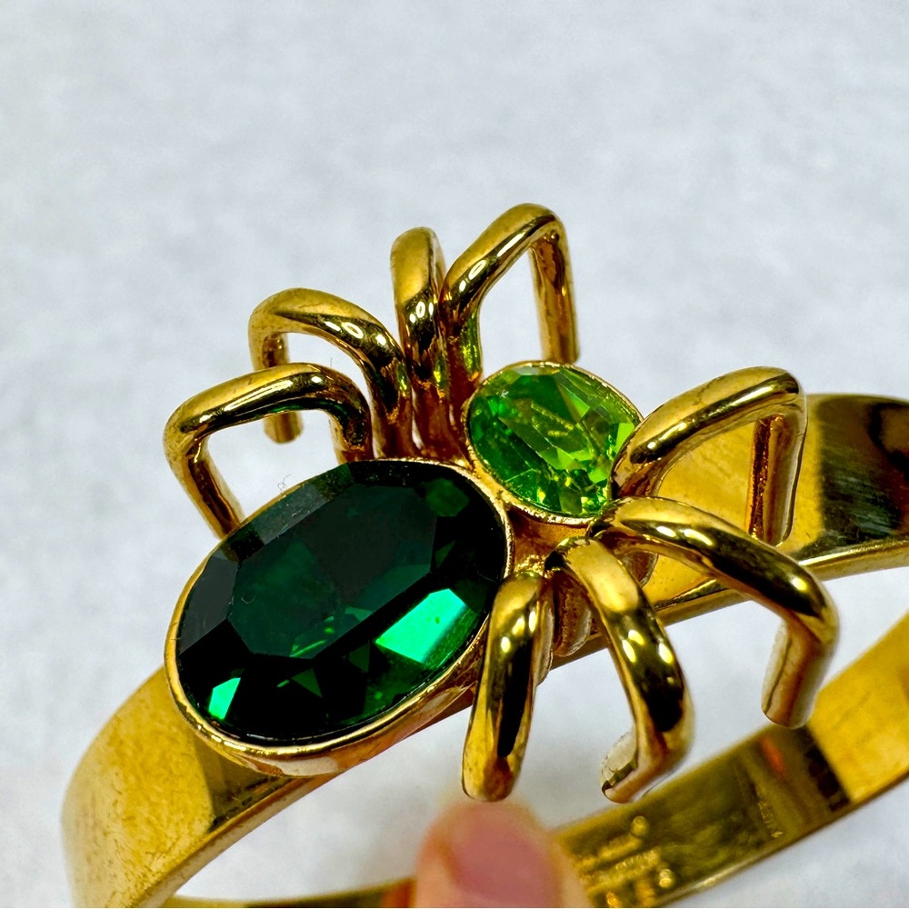 KATE SPADE Rhinestone Spider Bangle Bracelet - Picture 2 of 4